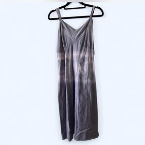 Vintage Gray tie dye Midi Dress
